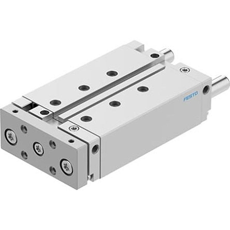 Festo Pneumatic Guided Cylinder - DFM-32-100-B-PPV-A-GF 32 mm Bore, DFM Series, 100 mm Double Acting Acting