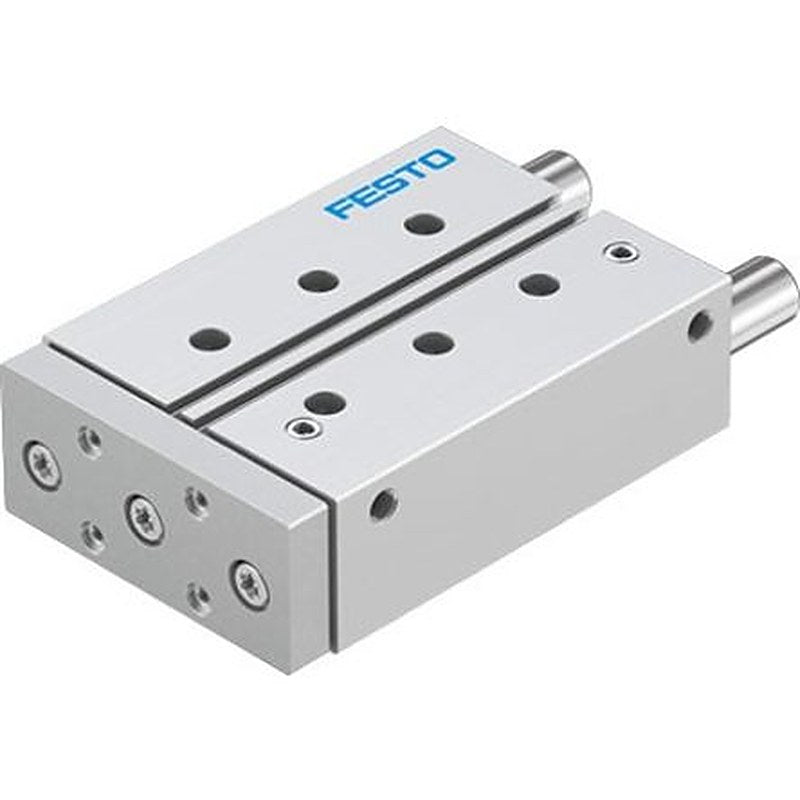 Festo Pneumatic Guided Cylinder - DFM-32-100-P-A-GF-F1A 32 mm Bore, DFM Series, 100 mm Double Acting Acting