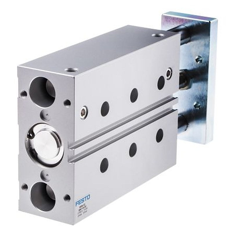 Festo Pneumatic Guided Cylinder - 170935 32 mm Bore, DFM Series, 100 mm Double Acting Acting