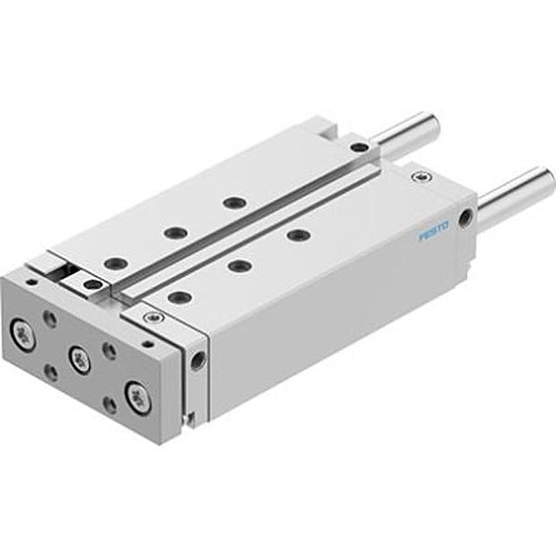 Festo Pneumatic Guided Cylinder - DFM-32-125-B-PPV-A-KF 32 mm Bore, DFM Series, 125 mm Double Acting Acting