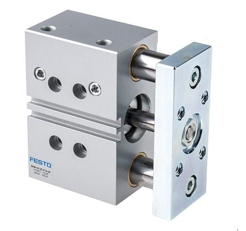 Festo Pneumatic Guided Cylinder - 170855 32 mm Bore, DFM Series, 25 mm Double Acting Acting