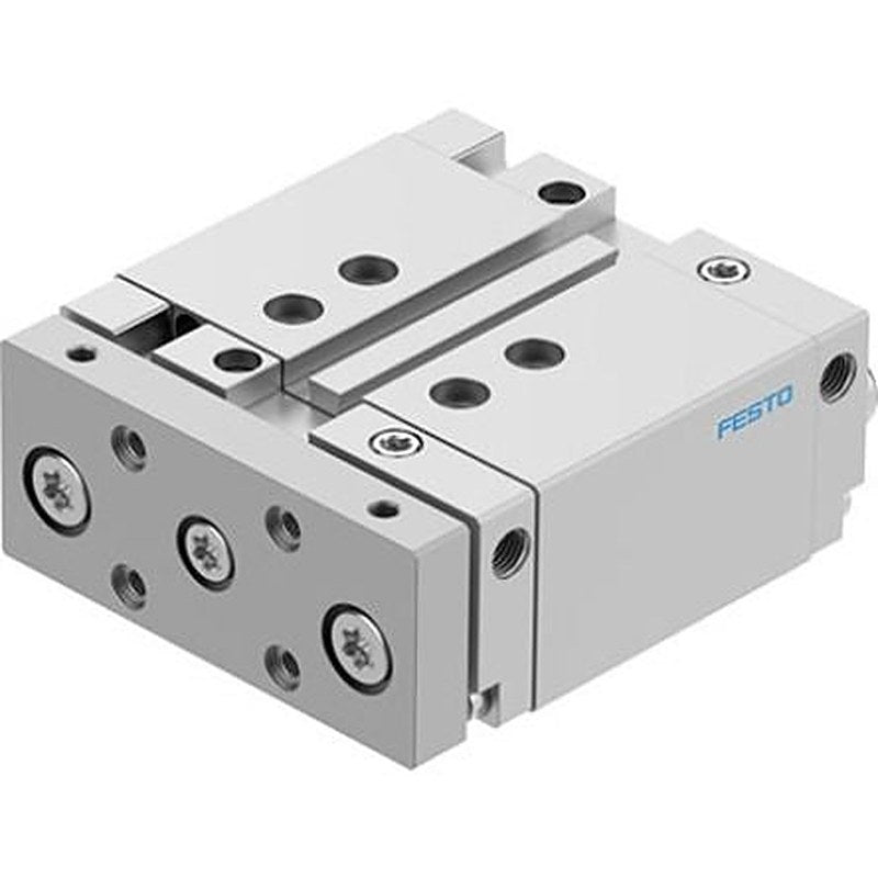 Festo Pneumatic Guided Cylinder - DFM-32-30-B-PPV-A-GF 32 mm Bore, DFM Series, 30 mm Double Acting Acting