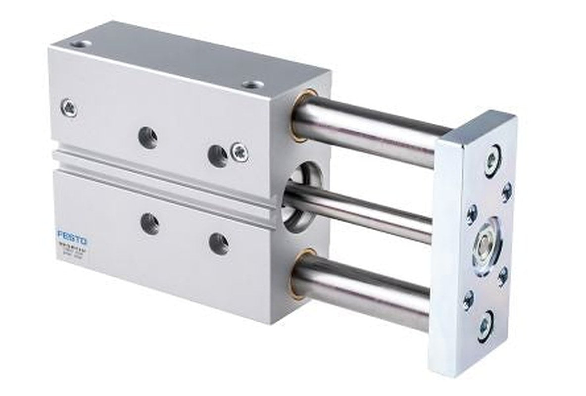 Festo Pneumatic Guided Cylinder - 170859 32 mm Bore, DFM Series, 80 mm Double Acting Acting