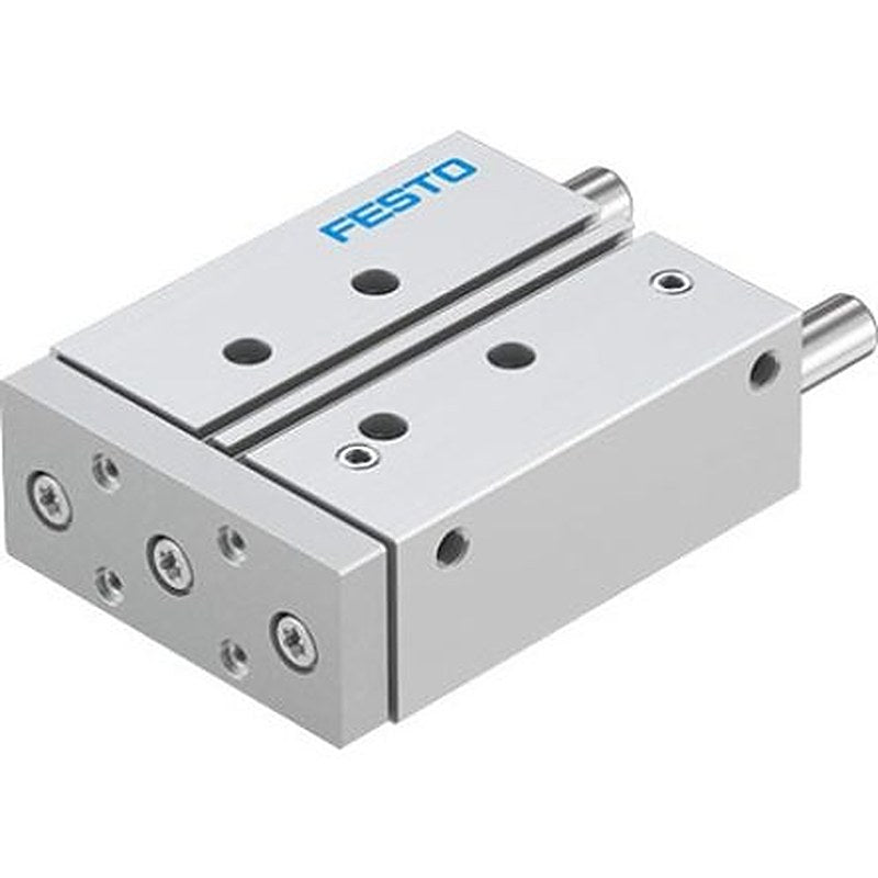 Festo Pneumatic Guided Cylinder - DFM-32-80-P-A-KF-F1A 32 mm Bore, DFM Series, 80 mm Double Acting Acting