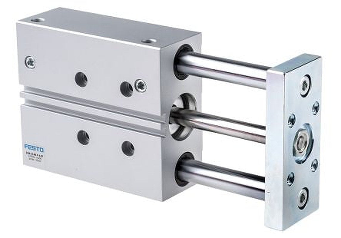 Festo Pneumatic Guided Cylinder - 170934 32 mm Bore, DFM Series, 80 mm Double Acting Acting