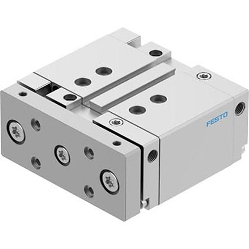 Festo Pneumatic Guided Cylinder - DFM-40-25-B-PPV-A-GF 40 mm Bore, DFM Series, 25 mm Double Acting Acting