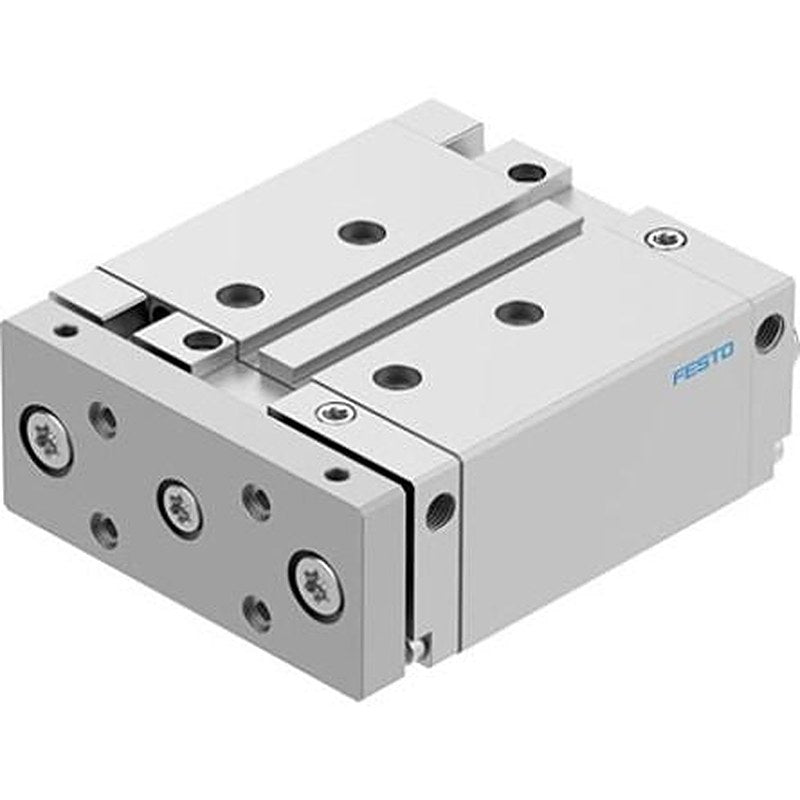 Festo Pneumatic Guided Cylinder - DFM-40-50-B-PPV-A-KF 40 mm Bore, DFM Series, 50 mm Double Acting Acting