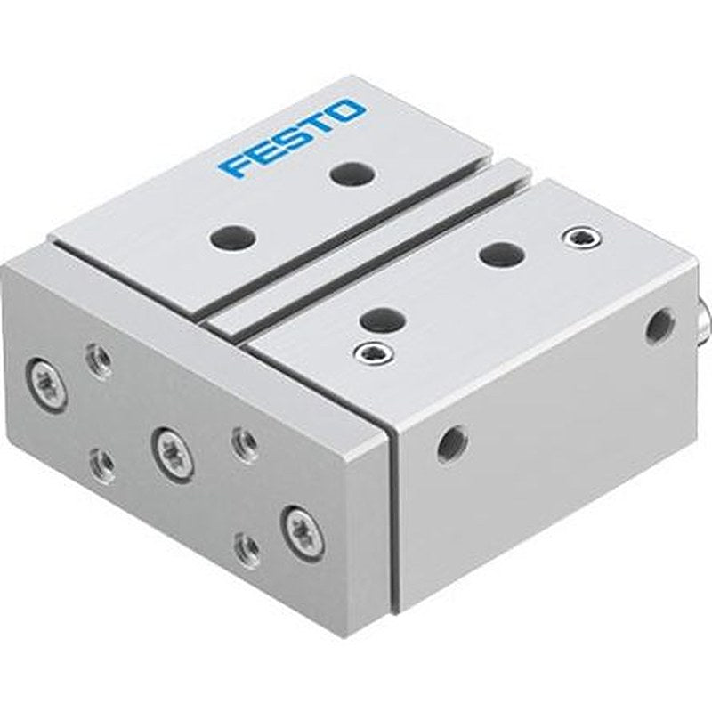 Festo Pneumatic Guided Cylinder - DFM-40-50-P-A-KF-F1A 40 mm Bore, DFM Series, 50 mm Double Acting Acting