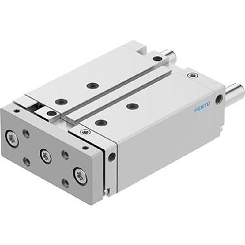 Festo Pneumatic Guided Cylinder - DFM-40-80-B-PPV-A-GF 40 mm Bore, DFM Series, 80 mm Double Acting Acting