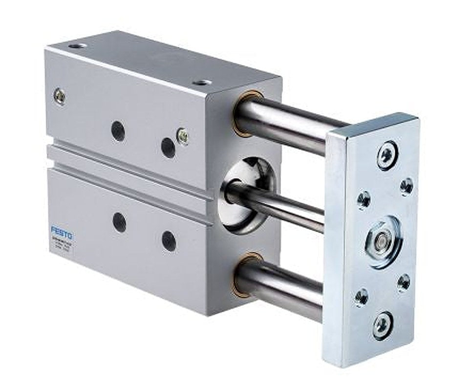 Festo Pneumatic Guided Cylinder - 170866 40 mm Bore, DFM Series, 80 mm Double Acting Acting