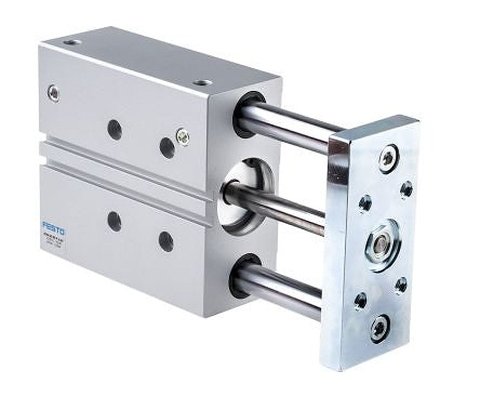 Festo Pneumatic Guided Cylinder - 170941 40 mm Bore, DFM Series, 80 mm Double Acting Acting