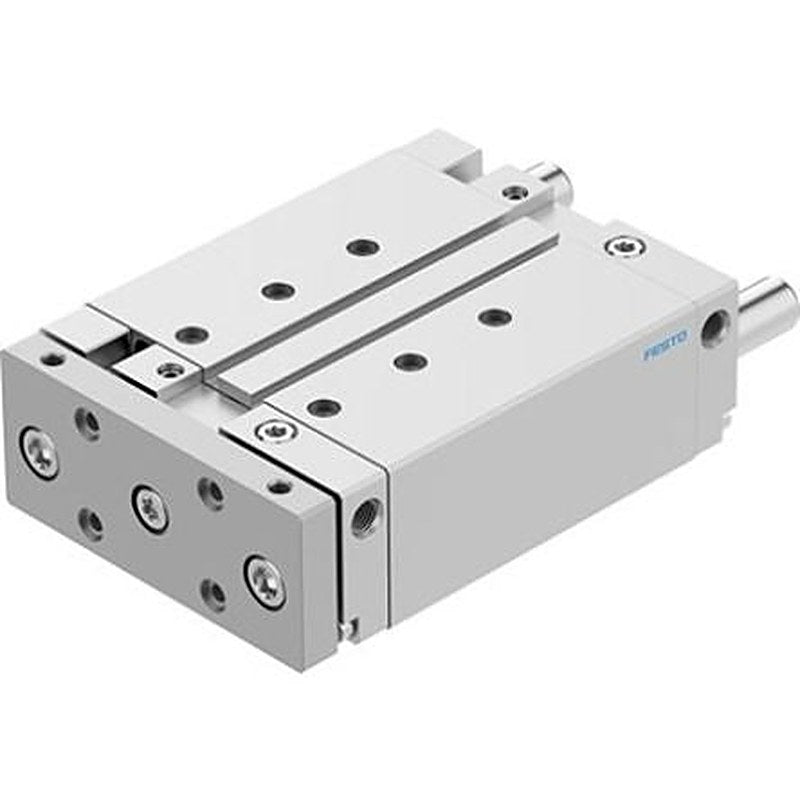 Festo Pneumatic Guided Cylinder - DFM-50-100-B-PPV-A-KF 50 mm Bore, DFM Series, 100 mm Double Acting Acting