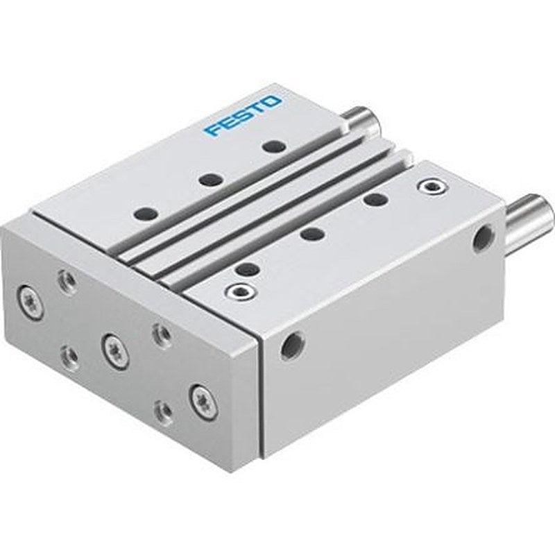 Festo Pneumatic Guided Cylinder - DFM-50-100-P-A-KF-F1A 50 mm Bore, DFM Series, 100 mm Double Acting Acting