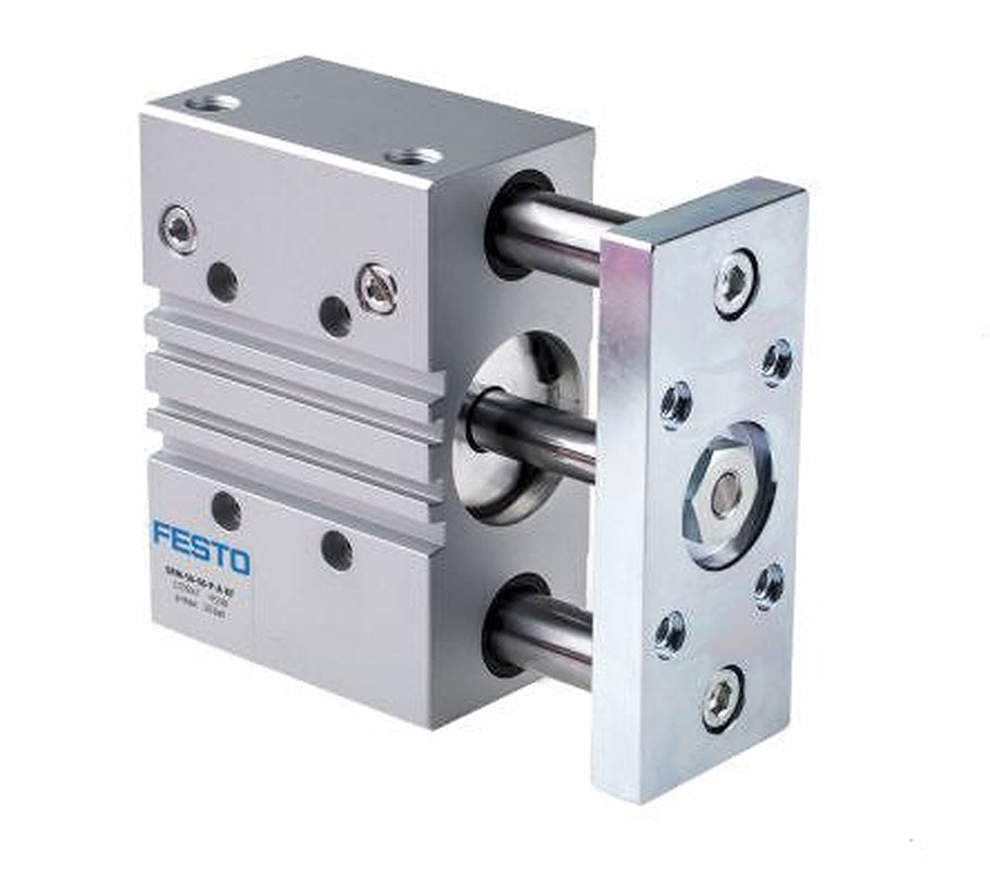 Festo Pneumatic Guided Cylinder - 170949 50 mm Bore, DFM Series, 100 mm Double Acting Acting
