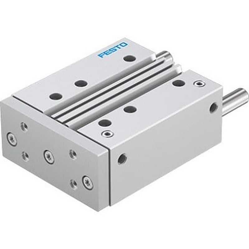 Festo Pneumatic Guided Cylinder - DFM-63-125-P-A-KF-F1A 63 mm Bore, DFM Series, 125 mm Double Acting Acting