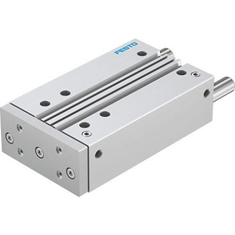 Festo Pneumatic Guided Cylinder - DFM-63-200-P-A-GF-F1A 63 mm Bore, DFM Series, 200 mm Double Acting Acting