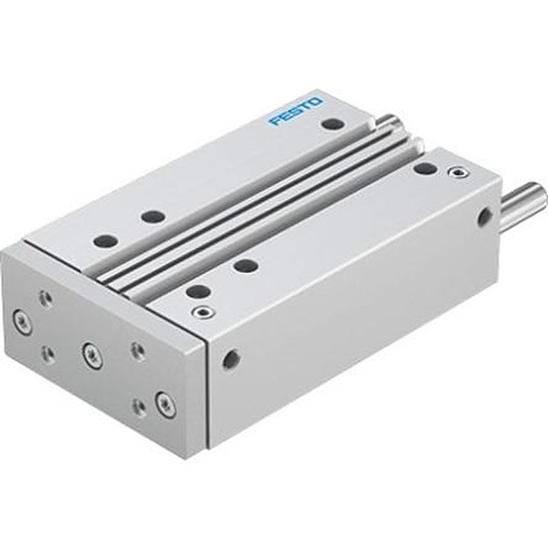 Festo Pneumatic Guided Cylinder - DFM-63-200-P-A-KF-F1A 63 mm Bore, DFM Series, 200 mm Double Acting Acting