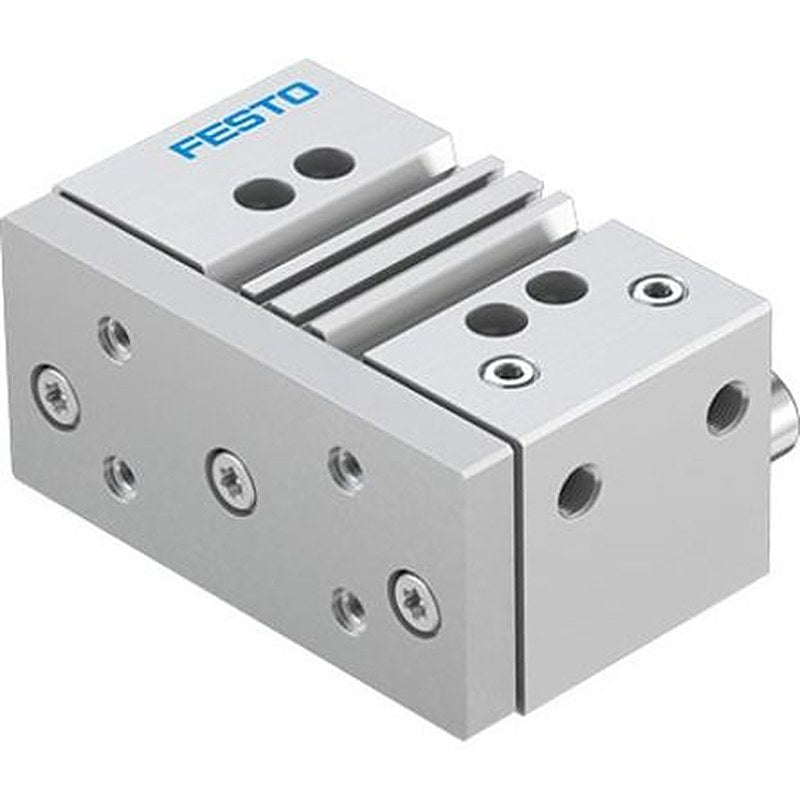 Festo Pneumatic Guided Cylinder - DFM-63-25-P-A-GF-F1A 63 mm Bore, DFM Series, 25 mm Double Acting Acting