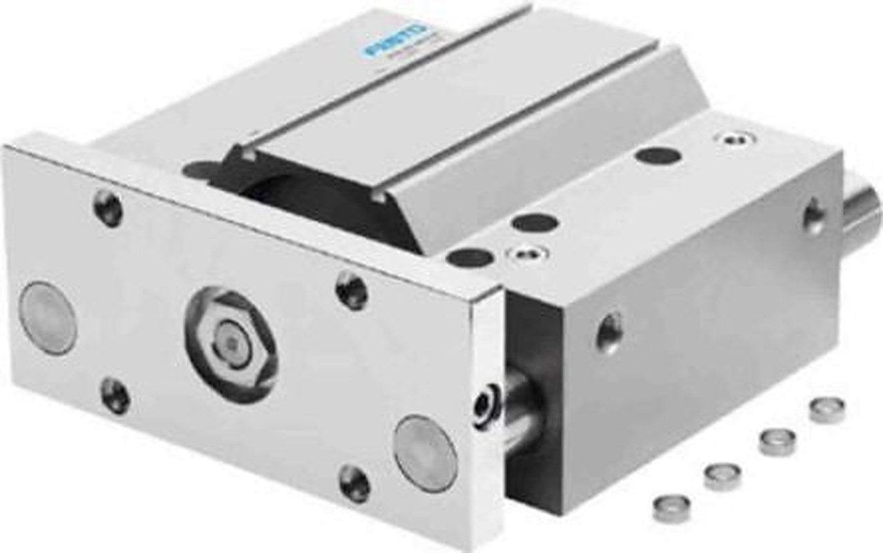 Festo Pneumatic Guided Cylinder - 170887 80 mm Bore, DFM Series, 80 mm Double Acting Acting