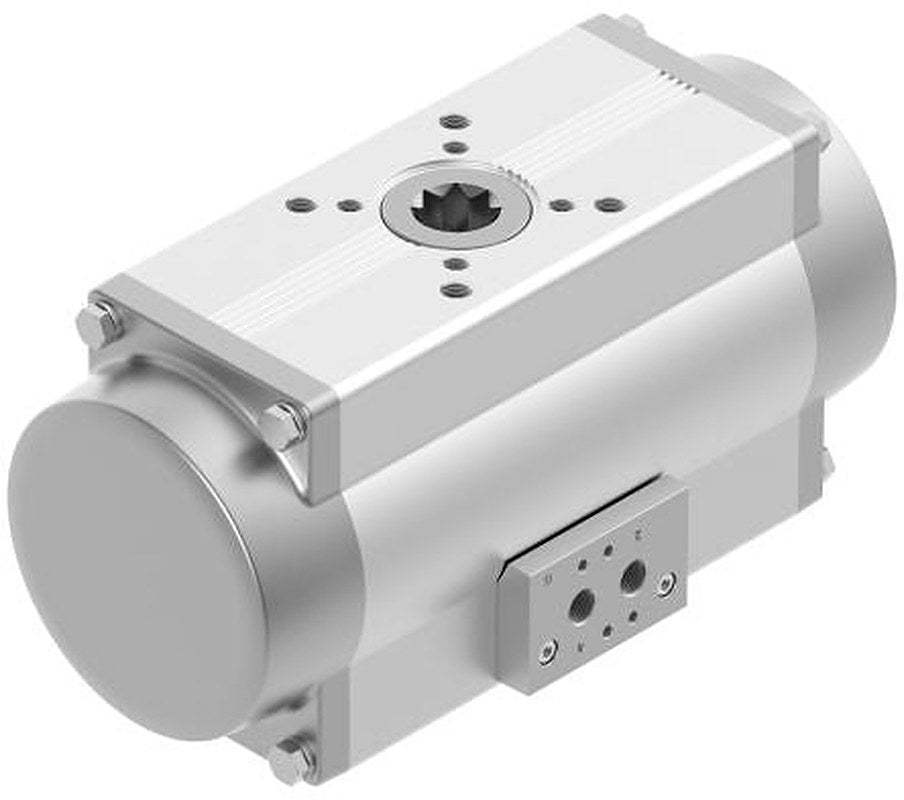Festo DFPD Series 8 bar Single Acting Action Pneumatic Rotary Actuator, 240 mm Bore, 90 °