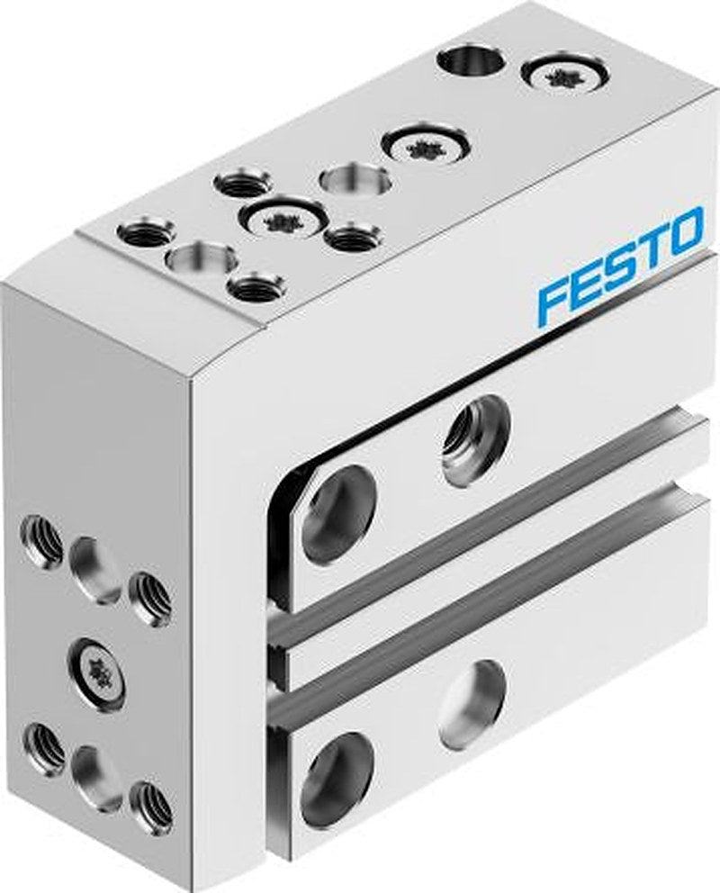 Festo Pneumatic Guided Cylinder - DGSS-10-10-E1A 10 mm Bore, DGSS Series, 10 mm Double Acting Acting