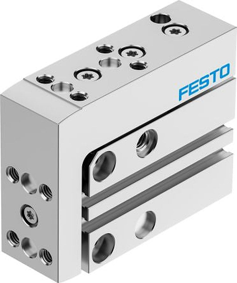 Festo Pneumatic Guided Cylinder - DGSS-10-15-E1A 10 mm Bore, DGSS Series, 15 mm Double Acting Acting