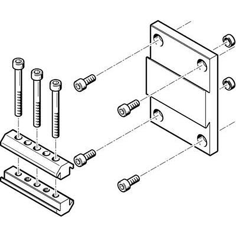Festo Adapter Kit DHAA-D-L-40-H2, For Use With Handling Modules