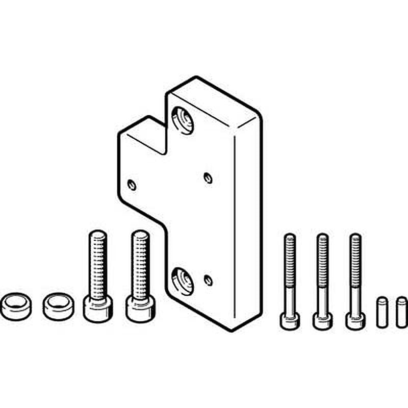 Festo Adapter Kit DHAA-G-H2-16-B13-35, For Use With Pneumatic grippers