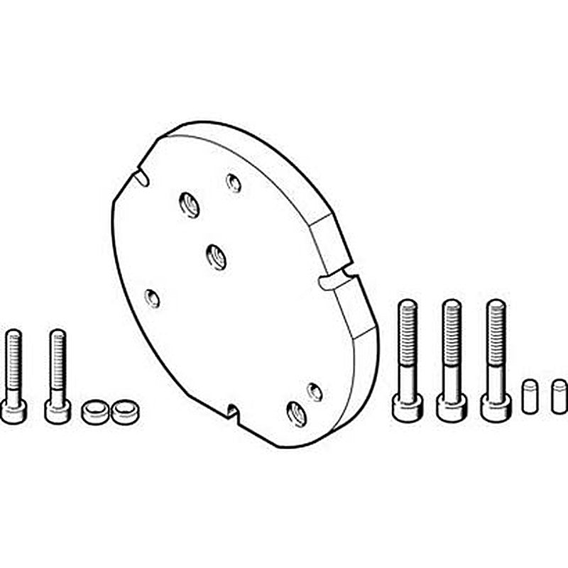 Festo Adapter Kit DHAA-G-H2-25-B13-63, For Use With Pneumatic grippers