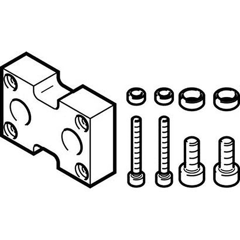 Festo Adapter Kit DHAA-G-Q11-35/40-B8-50, For Use With Pneumatic Cylinder & Actuator