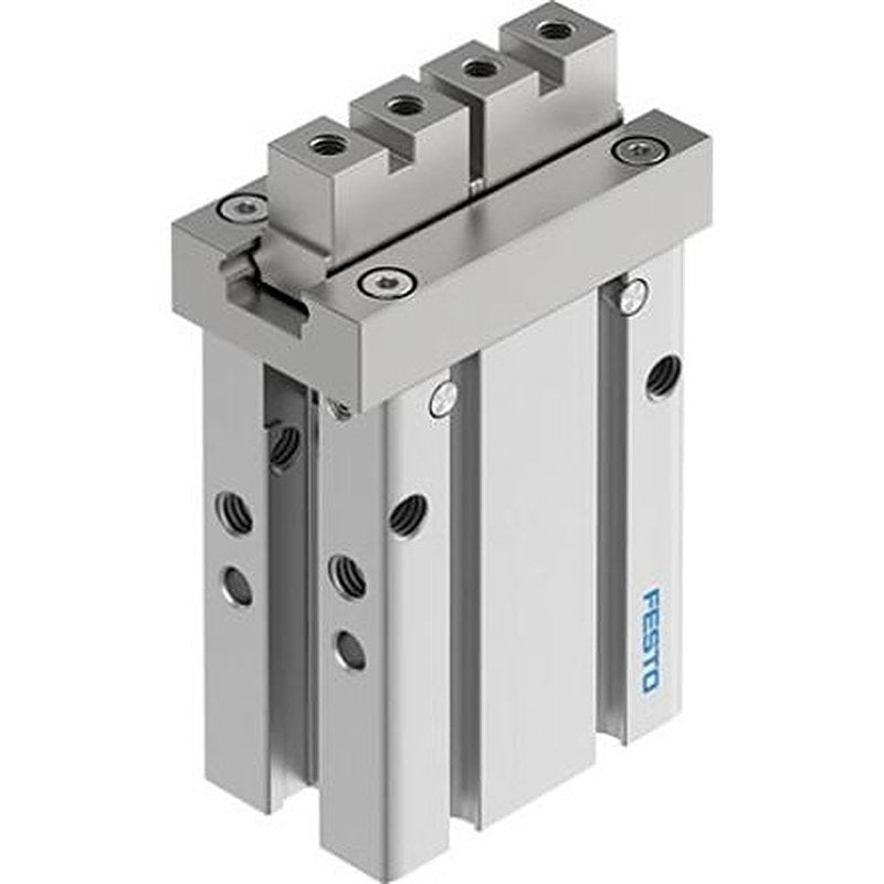 Festo 2 Finger Double Acting Action Pneumatic Gripper, DHPC-16-A-NC-S-2, Parallel Gripping Type