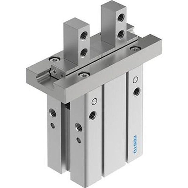 Festo 2 Finger Double Acting Action Pneumatic Gripper, DHPC-40-A-NC-S-1, Parallel Gripping Type