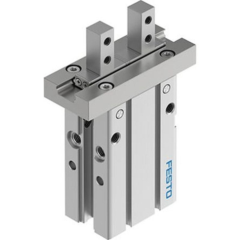 Festo 2 Finger Double Acting Action Pneumatic Gripper, DHPC-L-20-A-NC-S-1, Parallel Gripping Type