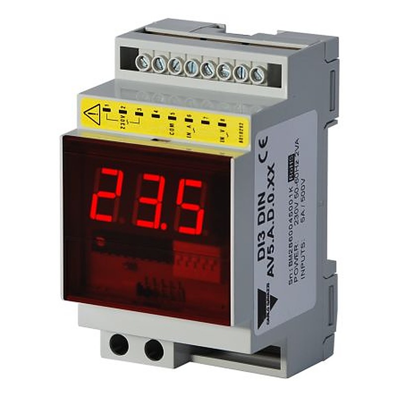 Carlo Gavazzi LED Digital Panel Multifunction Meter, Type Digital