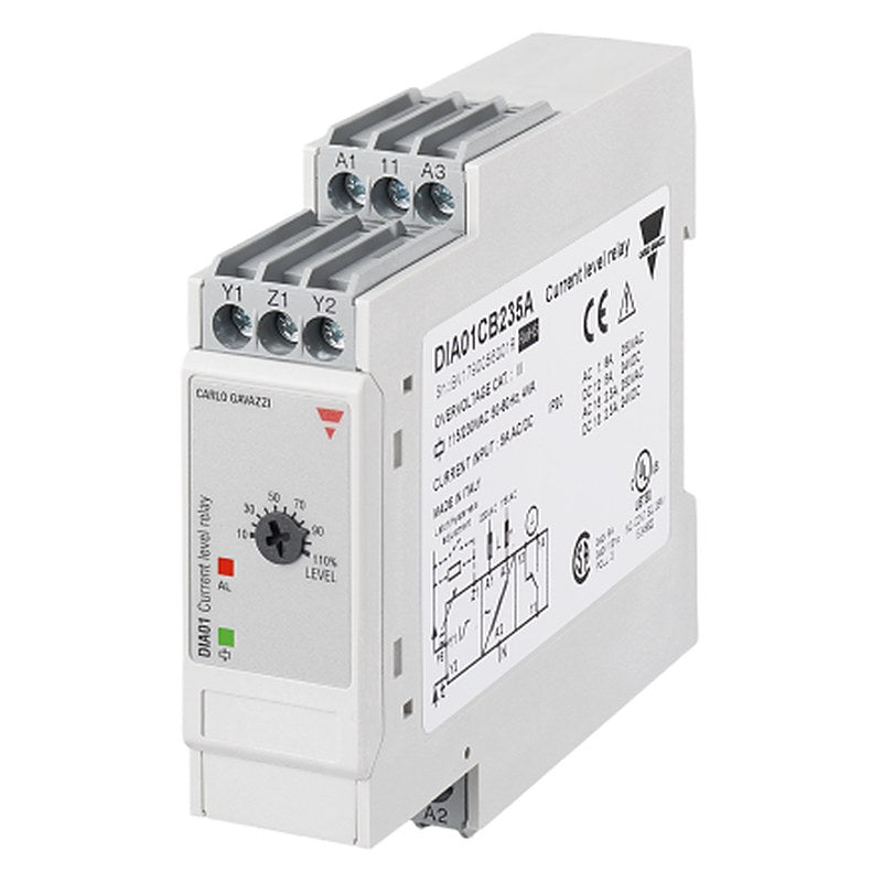 Carlo Gavazzi Relay, 1 Phase, SPDT, DIN Rail, 0.5A to 5A, 48 V dc, 48V ac