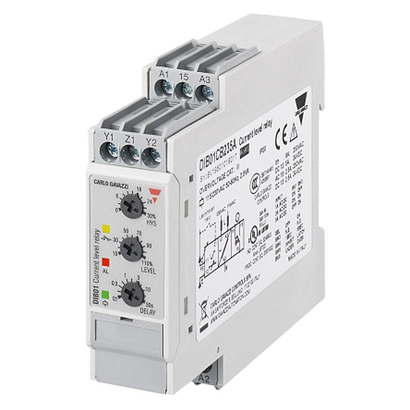 Carlo Gavazzi Relay, 1 Phase, SPDT, DIN Rail, 10mA to 50mA, 230V ac