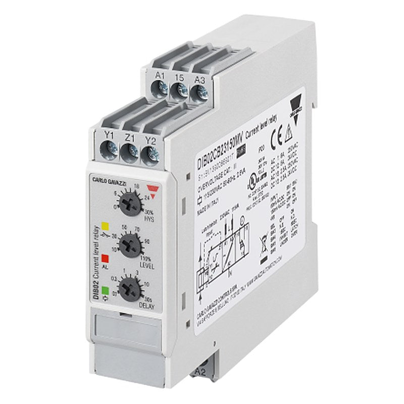 Carlo Gavazzi Relay, 1 Phase, SPDT, Plug-in, 0.5A to 500A, 48 V dc, 48V ac