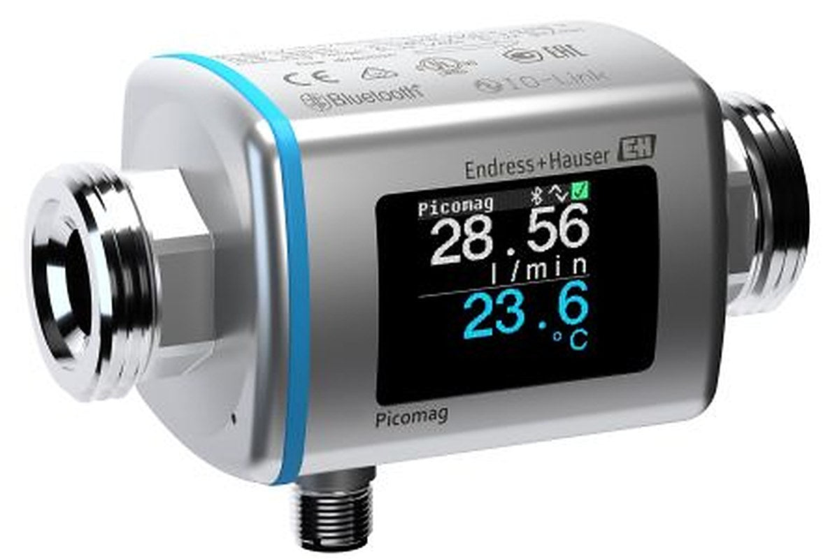 Endress+Hauser DMA20 Series Conductive Liquids Flow Meter for Liquid, 0.1L/min Min, 75L/min Max