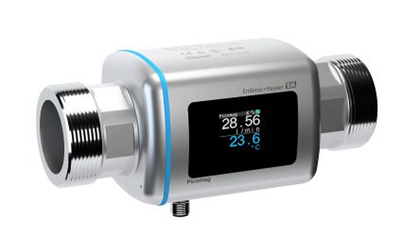 Endress+Hauser DMA25 Series Conductive Liquids Flow Meter for Liquid, 0.2L/min Min, 150L/min Max