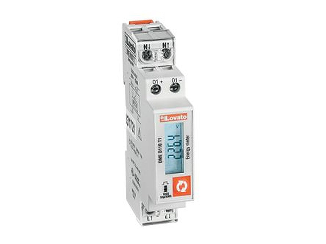 Lovato 1 Phase LCD Energy Meter, Type Single-Phase Energy Meter