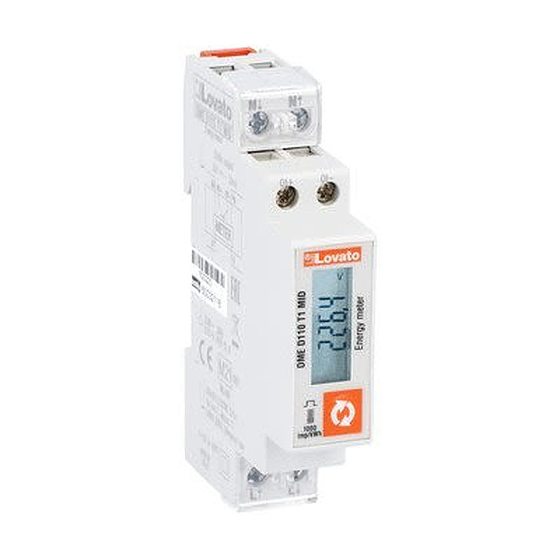 Lovato 1 Phase Digital Energy Meter, Type Energy Meter