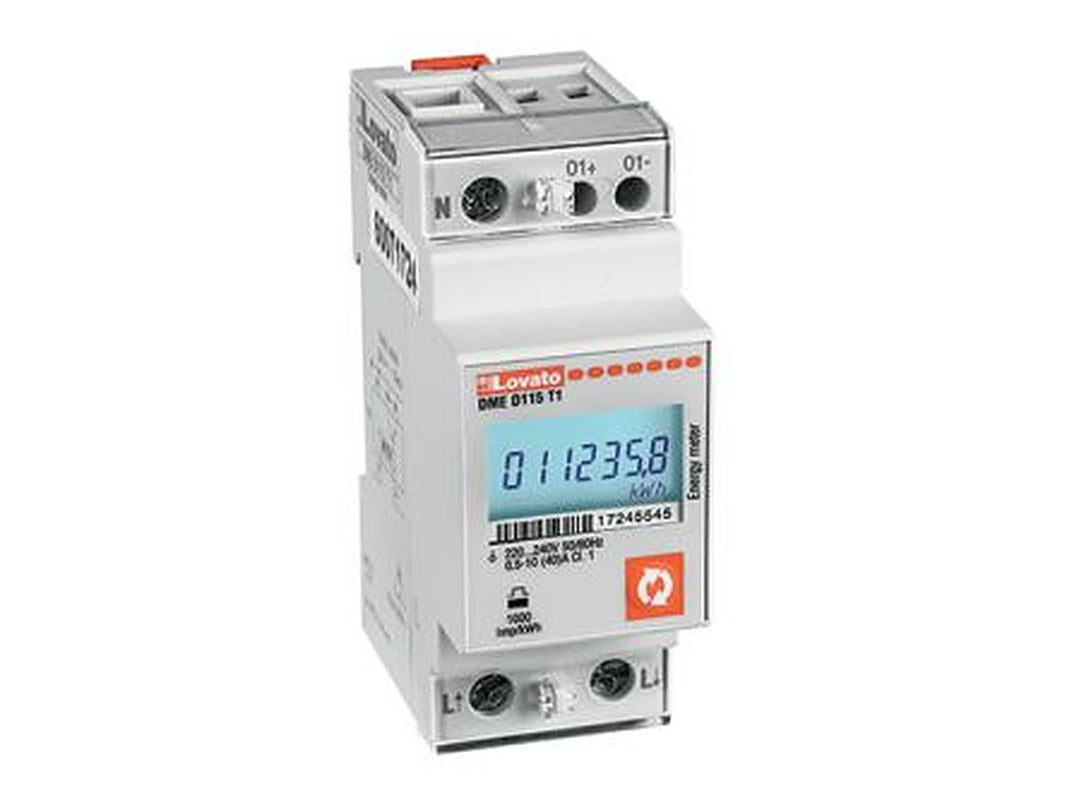 Lovato 1 Phase LCD Energy Meter, Type Single-Phase Energy Meter
