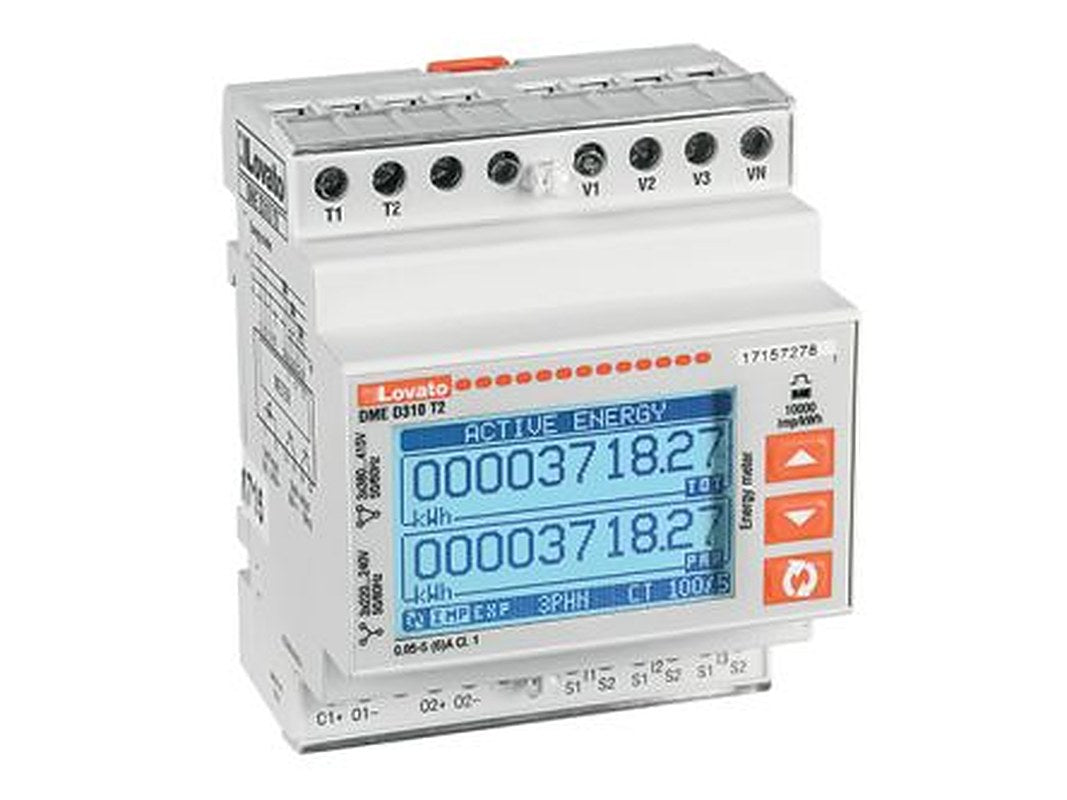 Lovato 3 Phase LCD Energy Meter, Type 3 Phase