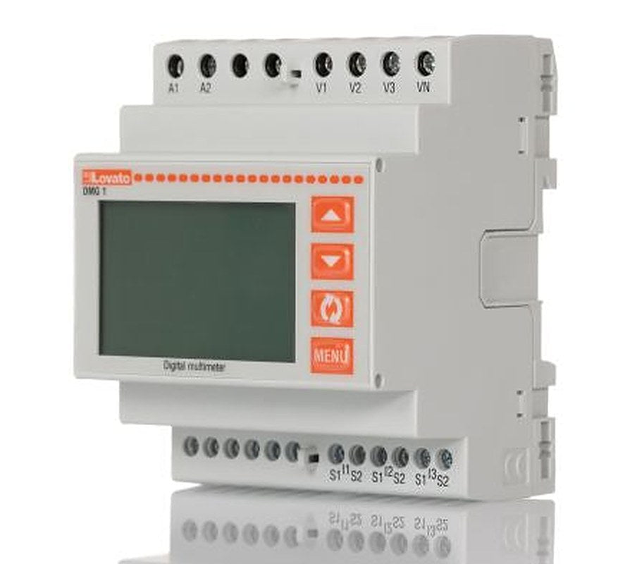 Lovato 3 Phase LCD Digital Panel Multifunction Meter, Type Electronic