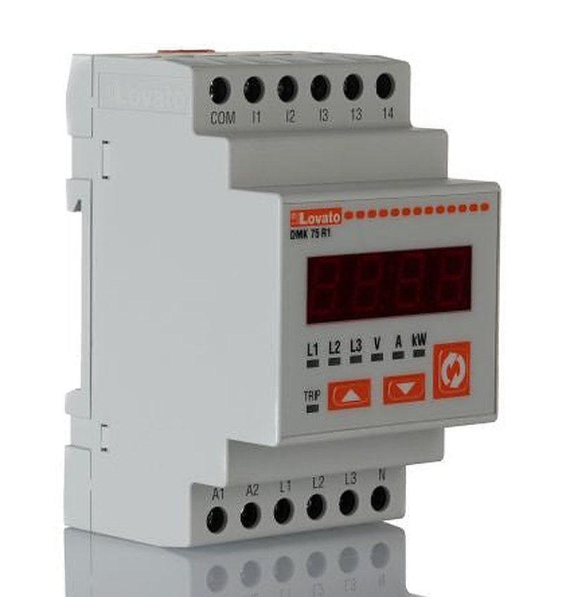 Lovato 3 Phase LED Digital Panel Multifunction Meter, Type Digital