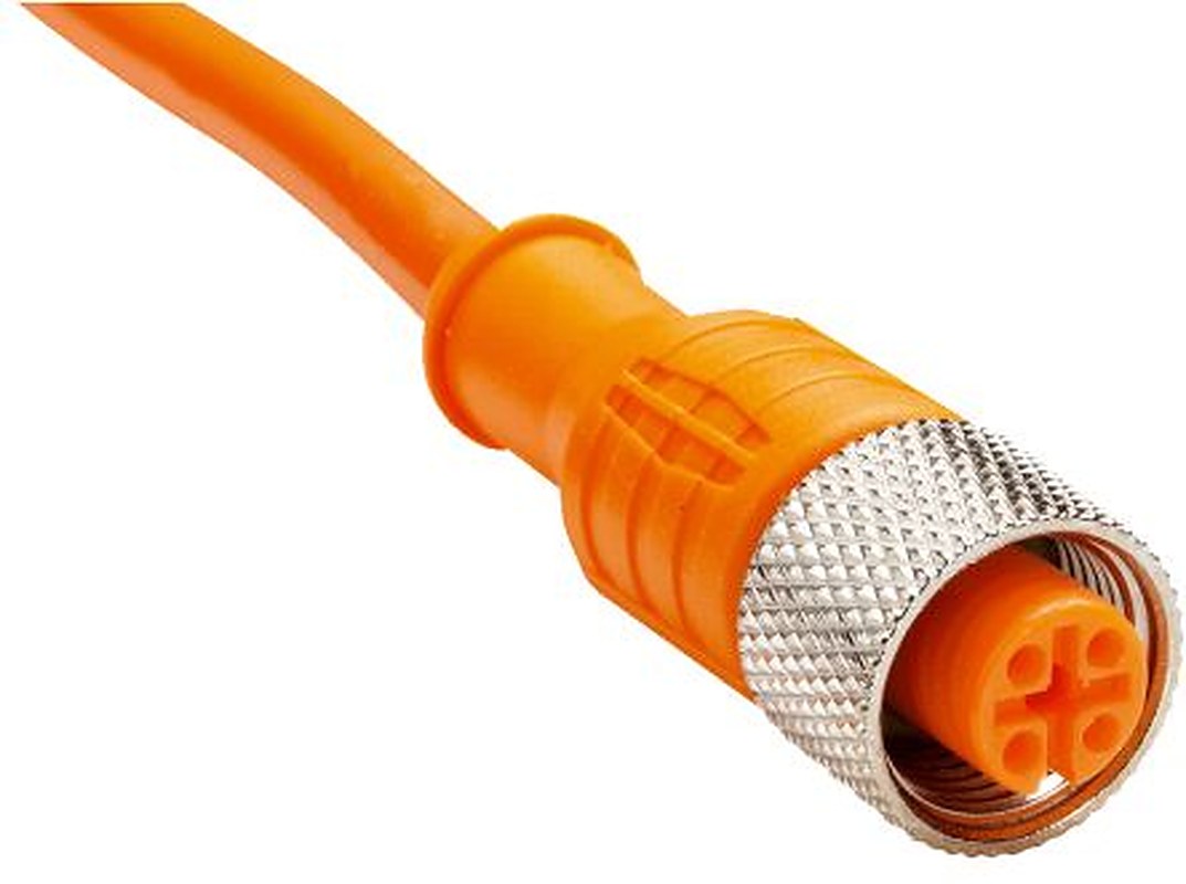 SICK Female 12 way M12, Straight to Unterminated 4 way Free Cable End Connector Cable, 2 m