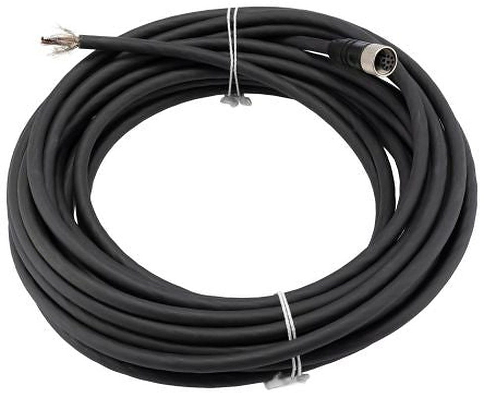 SICK Female 8 way M12 to Unterminated Unterminated Sensor Actuator Cable, 10 m