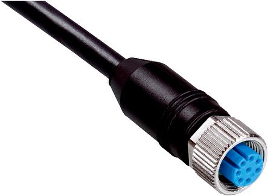 SICK Female 7 way M12, Straight to Unterminated Free Cable End Connector Cable, 10 m