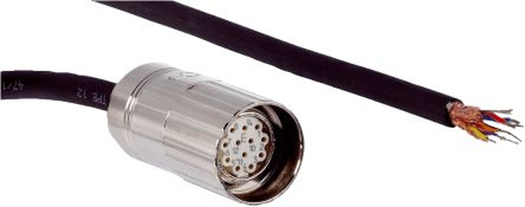 SICK Female 12 way M23, Straight to Unterminated Free Cable End Connector Cable, 30 m