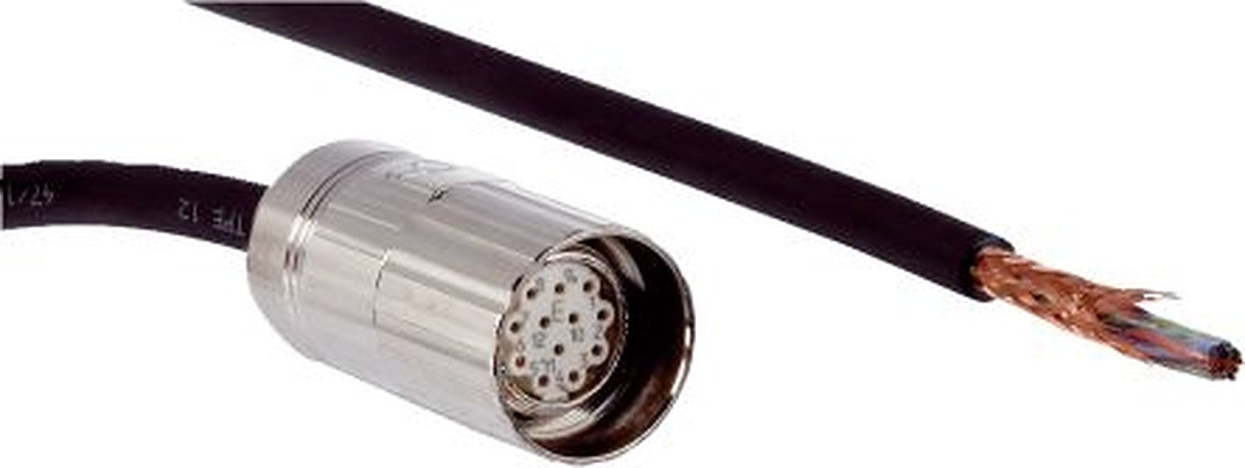 SICK Female 12 way M23, Straight to Unterminated Free Cable End Connector Cable, 40 m